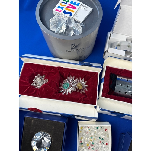 276 - Group of Swarovski Crystal Flowers etc.