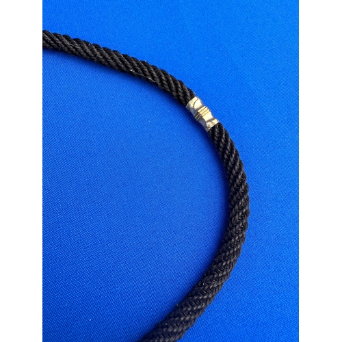 31 - Victorian Mourning Albert Watch Chain, Braided Hair.