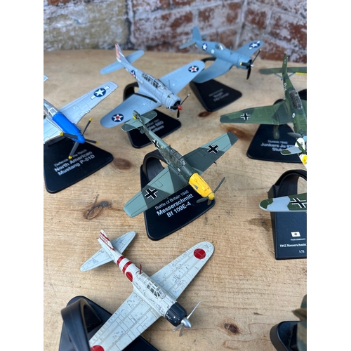 83 - Quantity of Atlas Editions Die Cast Airplanes.