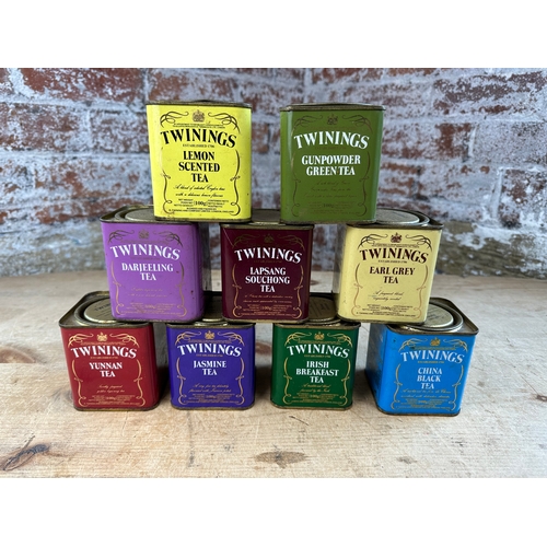 184 - Twinings Loose Leaf Tea Tins with Tea