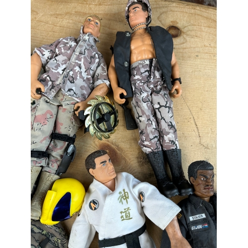 375 - Five Action Man Figures with lots of Accessories