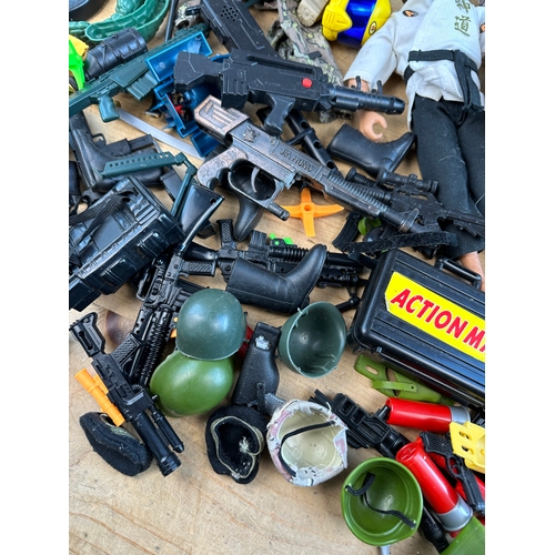 375 - Five Action Man Figures with lots of Accessories