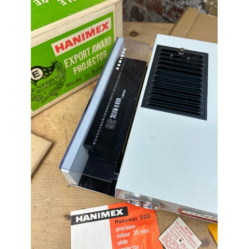 349 - Hanimex Hanomat 500 precision 35mm Slide Projector