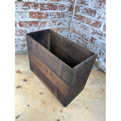 145 - Vintage Wooden Crate