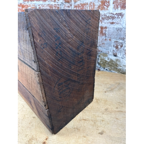 145 - Vintage Wooden Crate