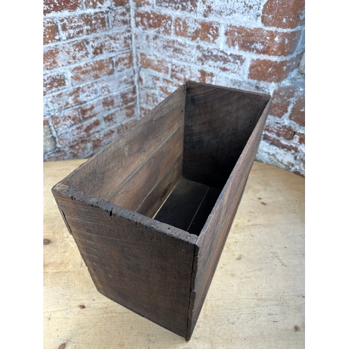 145 - Vintage Wooden Crate