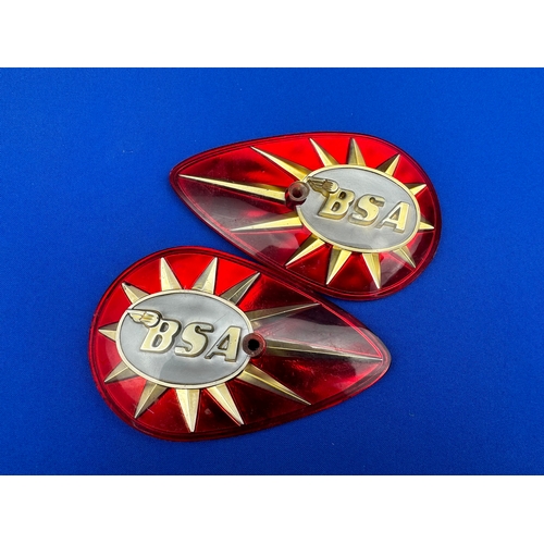 186 - BSA Motorcycle Tank Badges