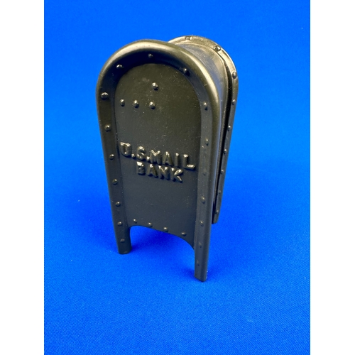 191 - U.S. Mail Bank Cast Iron Money Box