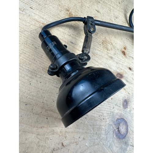 385 - Singer Work Lamp with Wall Bracket