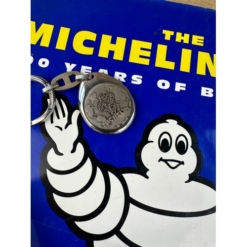 157 - Michelin Collectables including Book, Keyrings & USB Drive.