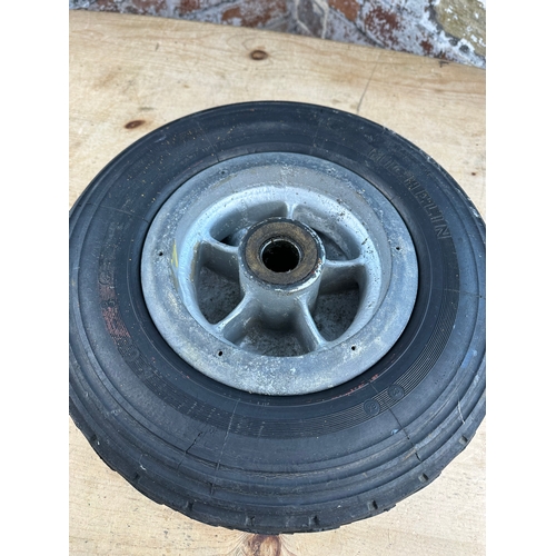 158 - Glider Wheel with Michelin Tyre.