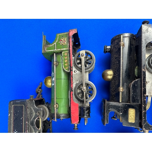 68 - Five Clockwork Model Train Engines, Mainly Hornby.