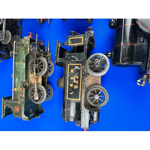 68 - Five Clockwork Model Train Engines, Mainly Hornby.