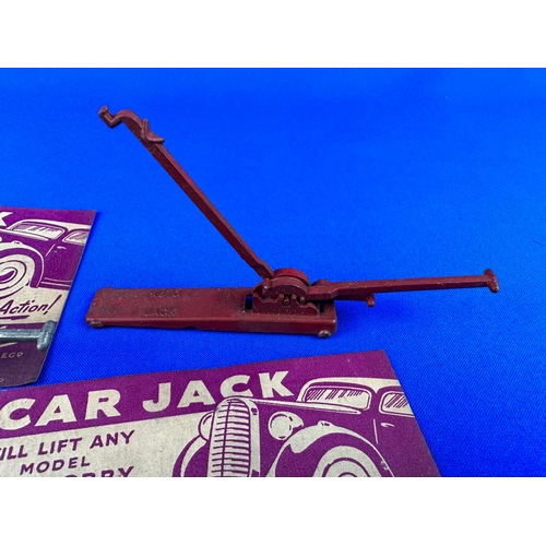 79 - Two Vintage Fairylite Car Jacks with Original Cards