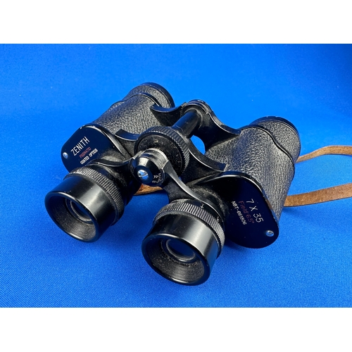 111 - Zenith Prismatic 7 x 35 Binoculars. NBT-661806