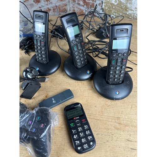 235 - BT Graphite Telephones & other Electronic Items