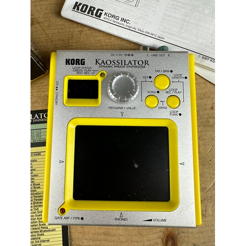 228 - KORG Kaossilator, Dynamic Phrase Synthesiser