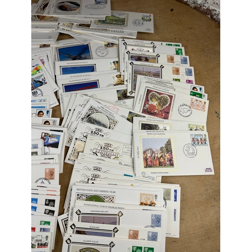 119 - Hundreds of Benham Silk First Day Covers