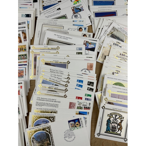 119 - Hundreds of Benham Silk First Day Covers