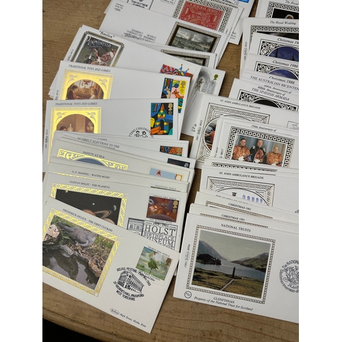 119 - Hundreds of Benham Silk First Day Covers