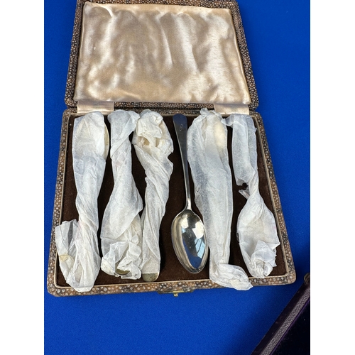 126 - Boxed Vintage Flatware including Mother of Pearl