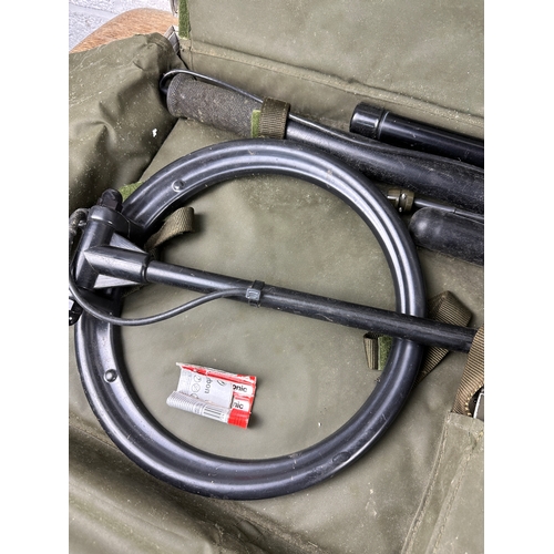 127 - Military Interest: British Army MD2000 Bomb Disposal and Personnel Metal Detector with 2 Battery Pac... 