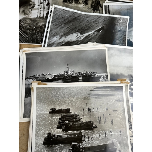 53 - Impressive Collection of 111, Official War Office & Naval Photographs Taken Over & During WWII. All ... 