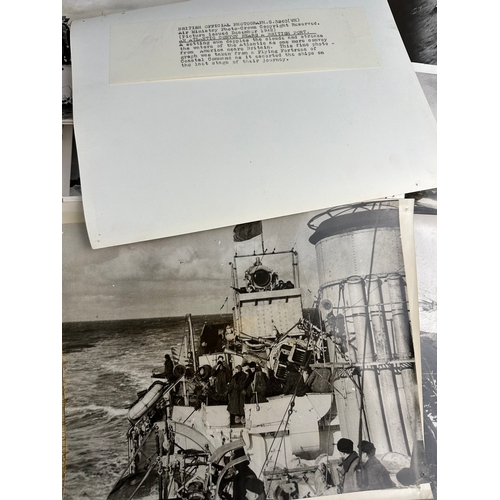 53 - Impressive Collection of 111, Official War Office & Naval Photographs Taken Over & During WWII. All ... 