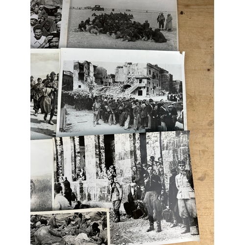 54 - Collection of 7, Official War Office Photographs of Prisoners of War, Taken Over & During WWII. All ... 