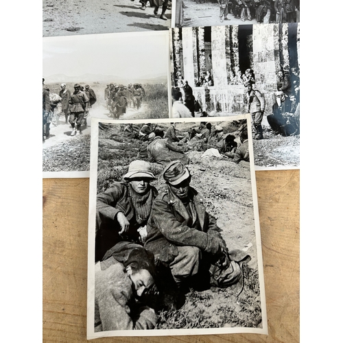 54 - Collection of 7, Official War Office Photographs of Prisoners of War, Taken Over & During WWII. All ... 