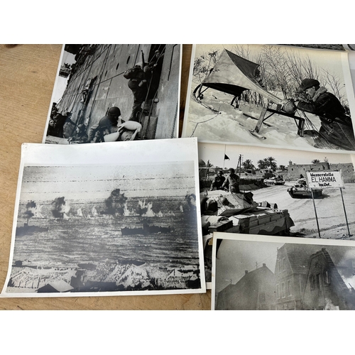 55 - Collection of 14, Official War Office, U.S.A & U.S.S.R. Photographs Including the German Retreat fro... 