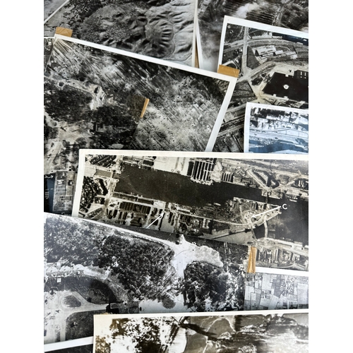 56 - Impressive Collection of 75, Official War Office & Air Force Photographs Depicting Bombing Raids, Re... 