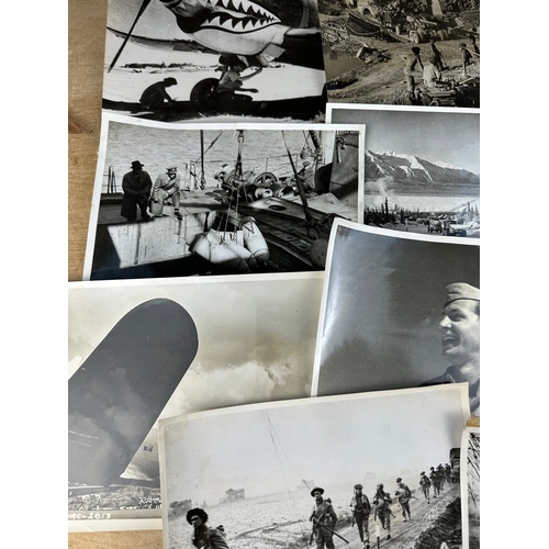 60 - Collection of 12, Official War Office Photographs Depicting American & Canadian Troops Taken Over & ... 