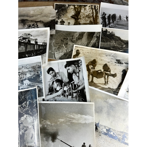 62 - Collection of 21, Official War Office Photographs Depicting Indian Troops Taken Over & During WWII. ... 