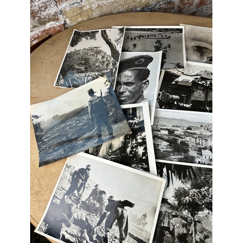 62 - Collection of 21, Official War Office Photographs Depicting Indian Troops Taken Over & During WWII. ... 