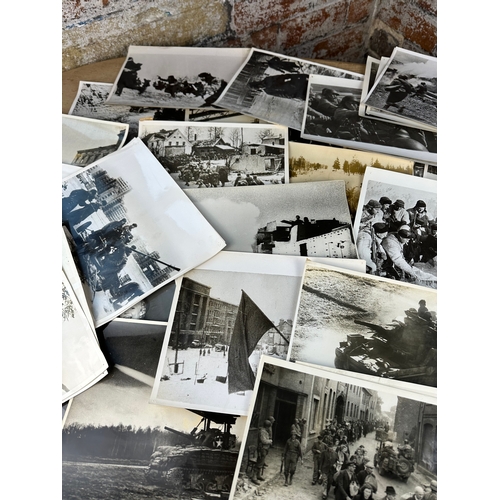 63 - Collection of 56, Official War Office Photographs Depicting Russian Troops, Taken Over & During WWII... 