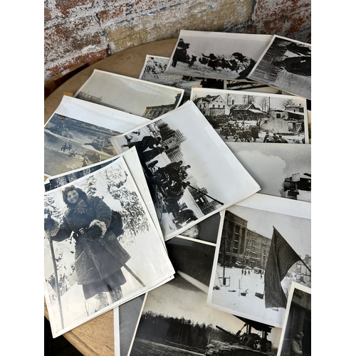 63 - Collection of 56, Official War Office Photographs Depicting Russian Troops, Taken Over & During WWII... 