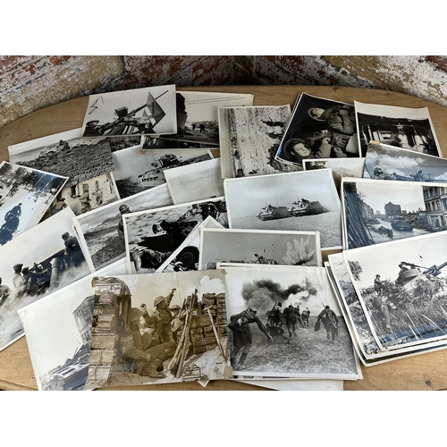 64 - Collection of 37, Official War Office Photographs Depicting British Troops & Battlefield Pictures, T... 