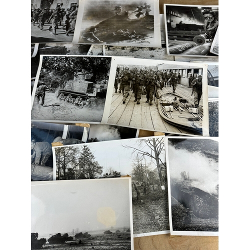 47 - Collection of 50, Official War Office Photographs Depicting British Troops & Battlefield Pictures, T... 