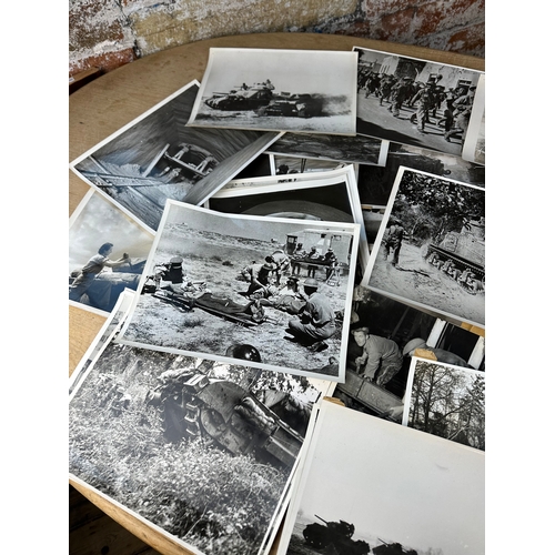 47 - Collection of 50, Official War Office Photographs Depicting British Troops & Battlefield Pictures, T... 