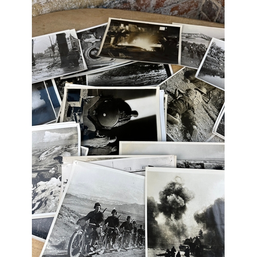 50 - Collection of 50, Official War Office Photographs Depicting British Troops & Battlefield Pictures, T... 