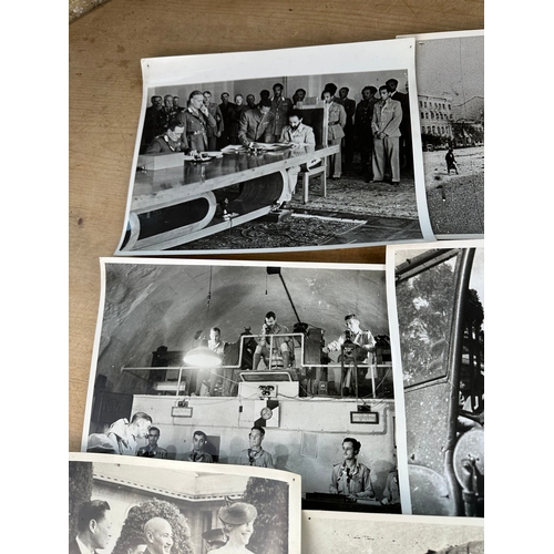 52 - 10 Official War Office Photographs Depicting Heads of State, Important Allied Figures, Pearl Harbour... 