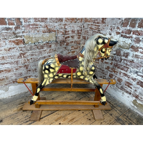 86 - Small Collinson of Liverpool Rocking Horse 113cm Long (Base) 95cm Tall (Floor to top of head)