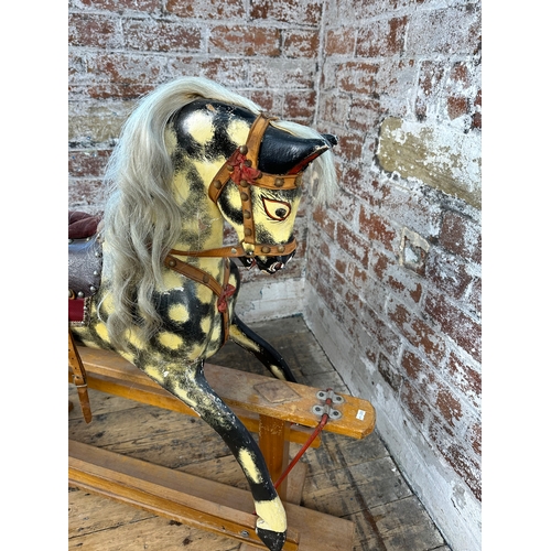 86 - Small Collinson of Liverpool Rocking Horse 113cm Long (Base) 95cm Tall (Floor to top of head)