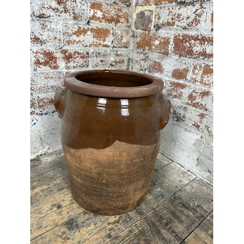 98 - Large Glazed Stoneware Pot