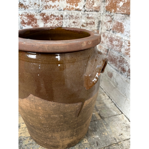 98 - Large Glazed Stoneware Pot