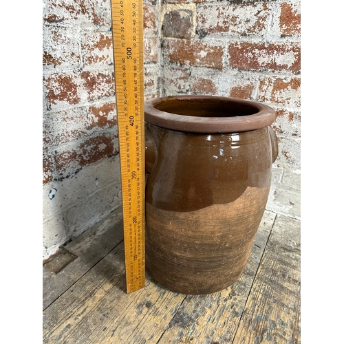 98 - Large Glazed Stoneware Pot