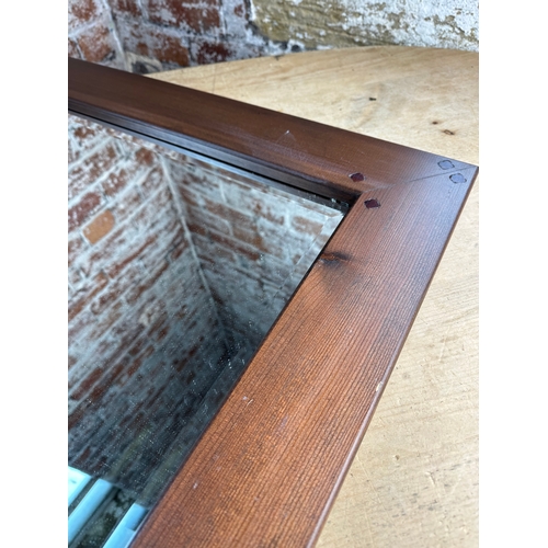 393 - Wooden Framed Mirror