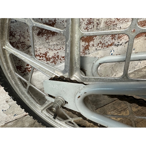 240 - Unknown Vintage BMX Frame (30582 stamp to rear wheel stay) on BMX Products MOTOMAG II (Mongoose) Whe... 