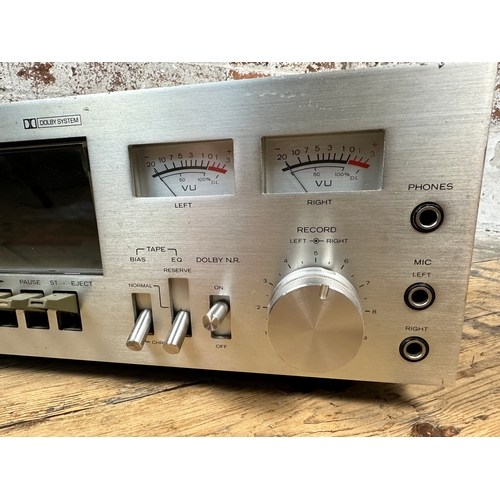 236 - Trio KX-520 Dolby Cassette Deck - Working, but needs a re-wire